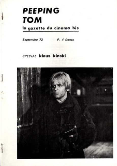 PEEPING TOM (70s) magazine side cover Issue 4 September 1972