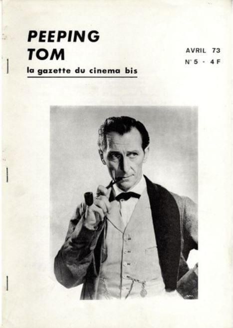 PEEPING TOM (70s) magazine side cover Issue 5 April 1973