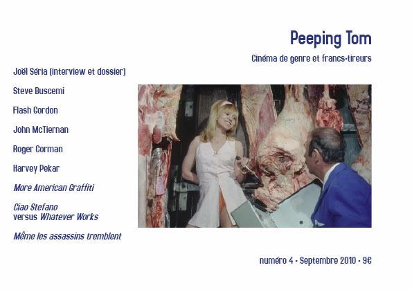 PEEPING TOM 2008 magazine side cover Issue 4  September 2010