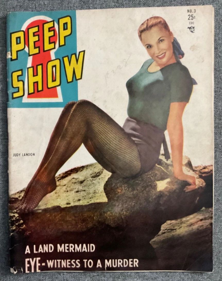 PEEP SHOW magazine side cover Issue 3   1951