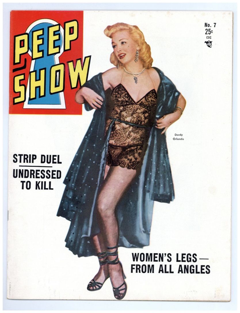 PEEP SHOW magazine side cover Issue 7  March/April 1952
