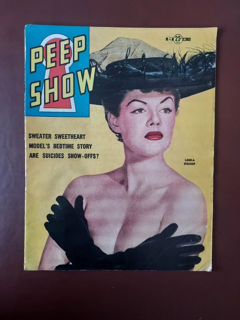 PEEP SHOW magazine side cover Issue 11  January/February 1953