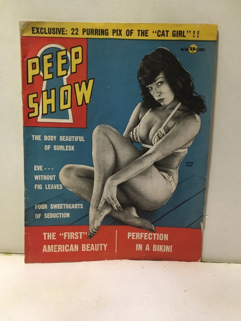 PEEP SHOW magazine side cover Issue 18 Fall 1954
