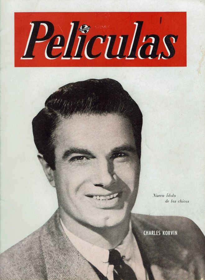 PELICULAS (1940s) magazine side cover Issue 1   