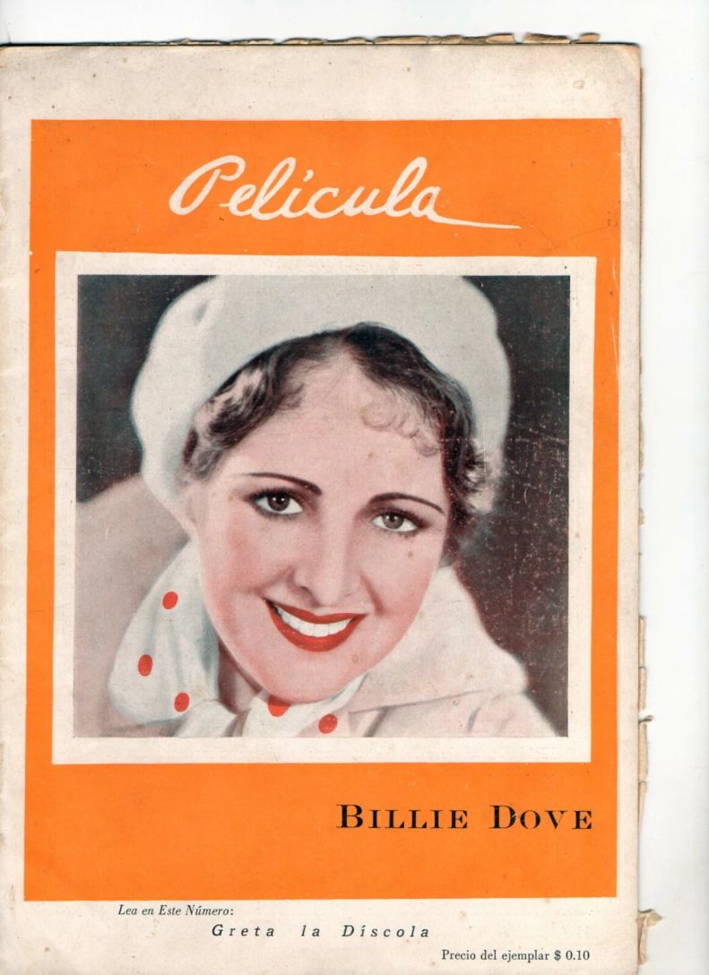 PELICULA magazine side cover Issue 18 1 July 1932