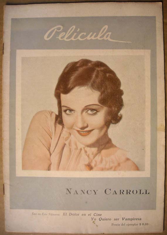 PELICULA magazine side cover Issue 11 17 June 1932