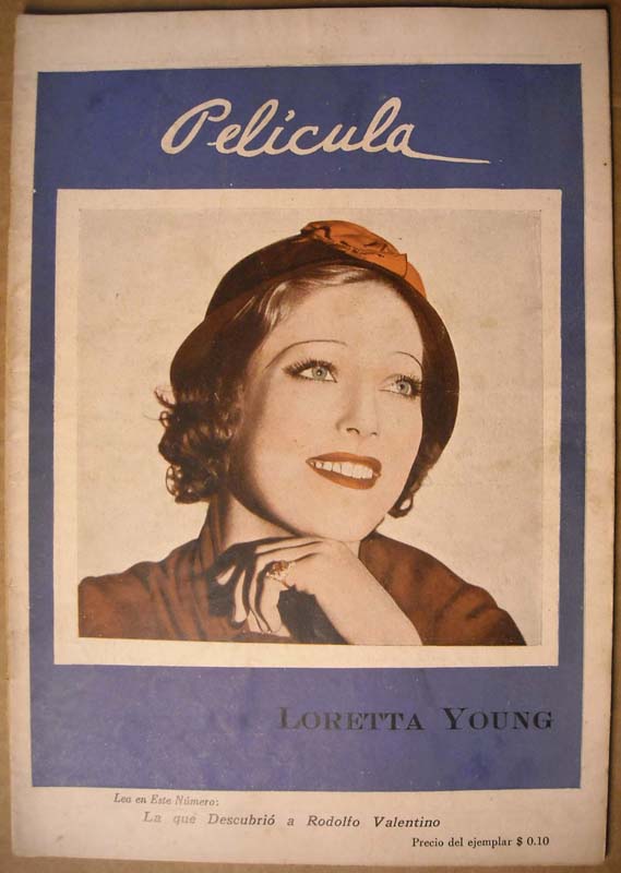 PELICULA magazine side cover Issue 12 24 June 1932