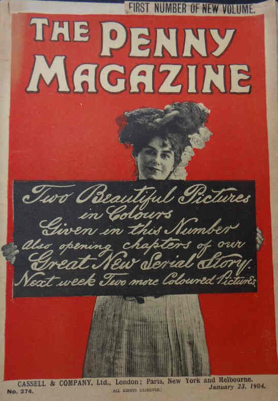 PENNY MAGAZINE | THE magazine side cover Issue 274 23 January 1904
