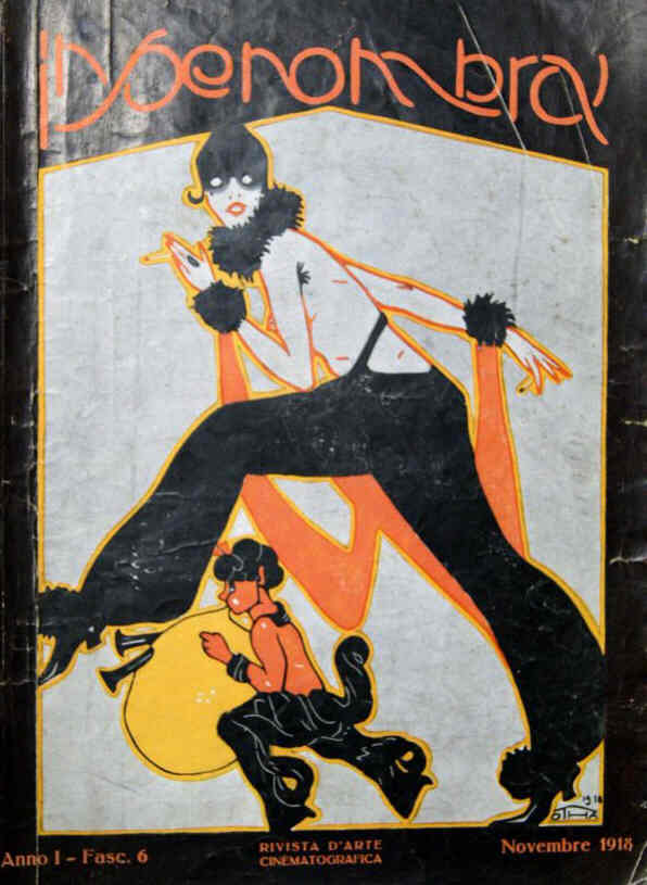 IN PENOMBRA magazine side cover Issue 6  November 1918
