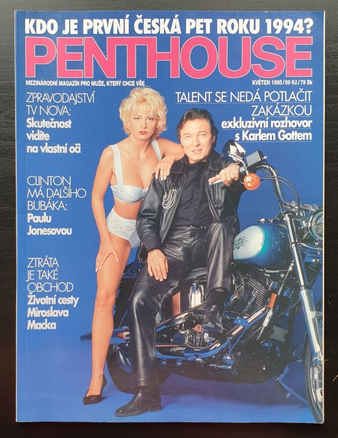 PENTHOUSE (CZ) magazine side cover  May 1995