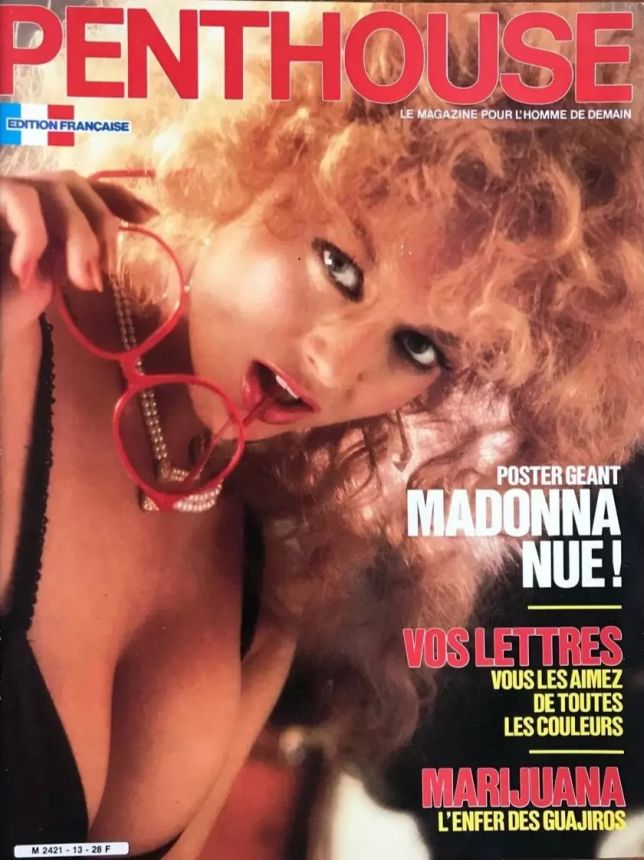 PENTHOUSE (FR) magazine side cover Issue 13  February 1986
