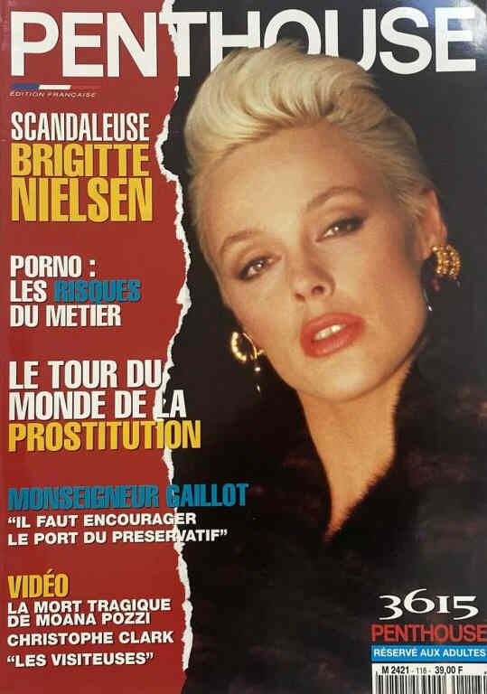 PENTHOUSE (FR) magazine side cover Issue 118  November 1994