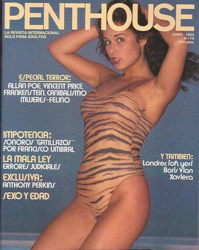 PENTHOUSE (SPAIN) magazine side cover Issue 75  June 1984