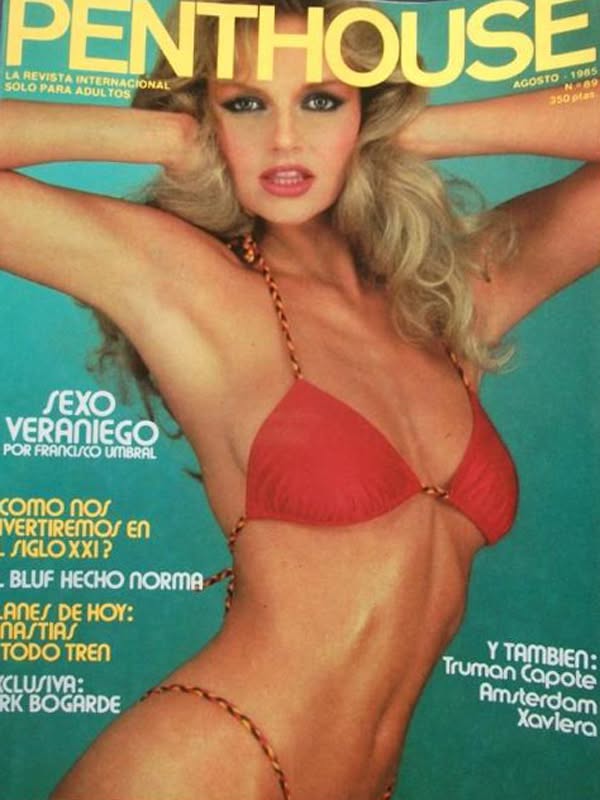 PENTHOUSE (SPAIN) magazine side cover Issue 89  August 1985