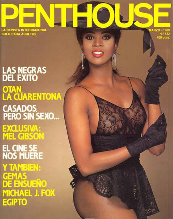 PENTHOUSE (SPAIN) magazine side cover Issue 132  March 1989
