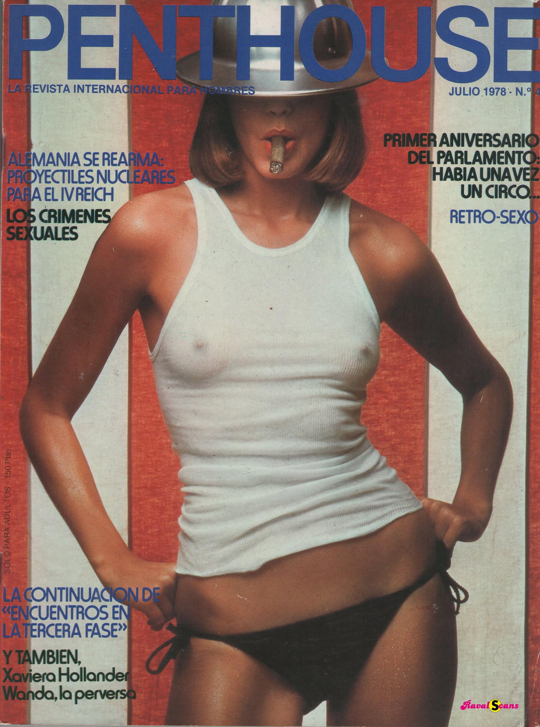 PENTHOUSE (SPAIN) magazine side cover Issue 4  July 1978