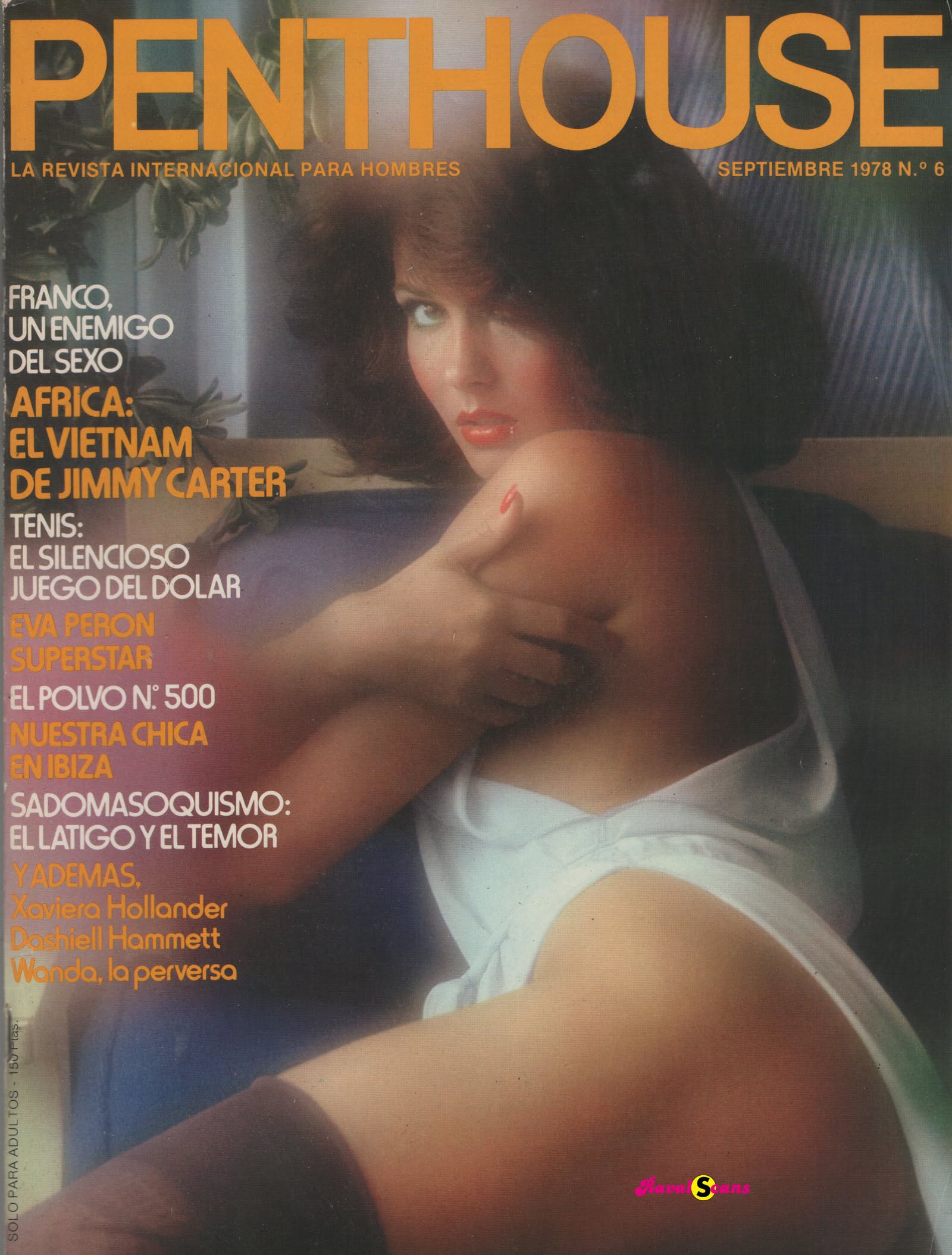 PENTHOUSE (SPAIN) magazine side cover Issue 6  September 1978