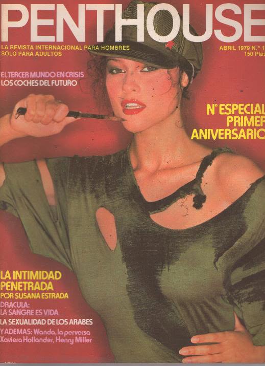 PENTHOUSE (SPAIN) magazine side cover Issue 13  April 1979