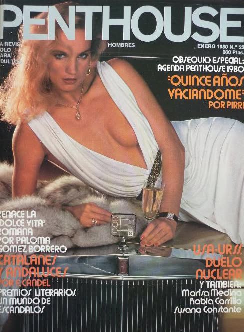 PENTHOUSE (SPAIN) magazine side cover Issue 22  January 1980
