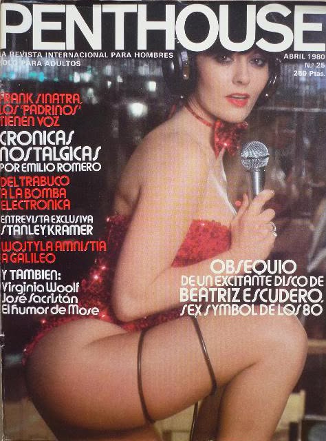 PENTHOUSE (SPAIN) magazine side cover Issue 25  April 1980