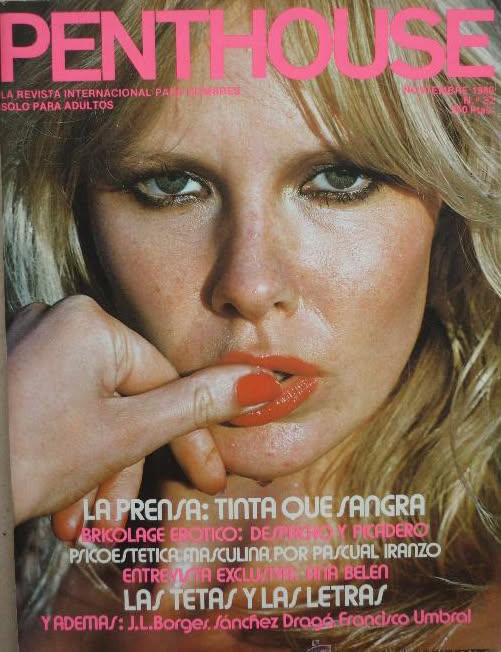 PENTHOUSE (SPAIN) magazine side cover Issue 32  November 1980