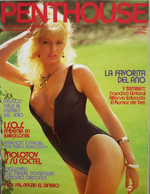 PENTHOUSE (SPAIN) magazine side cover Issue 41  August 1981