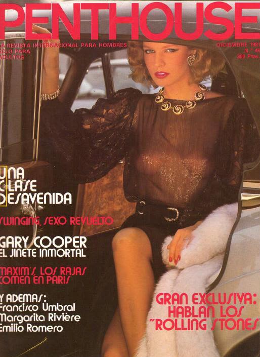 PENTHOUSE (SPAIN) magazine side cover Issue 45  December 1981