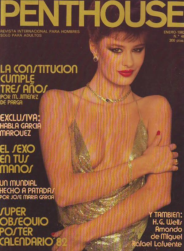 PENTHOUSE (SPAIN) magazine side cover Issue 46  January 1982