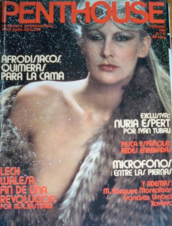 PENTHOUSE (SPAIN) magazine side cover Issue 47  February 1982