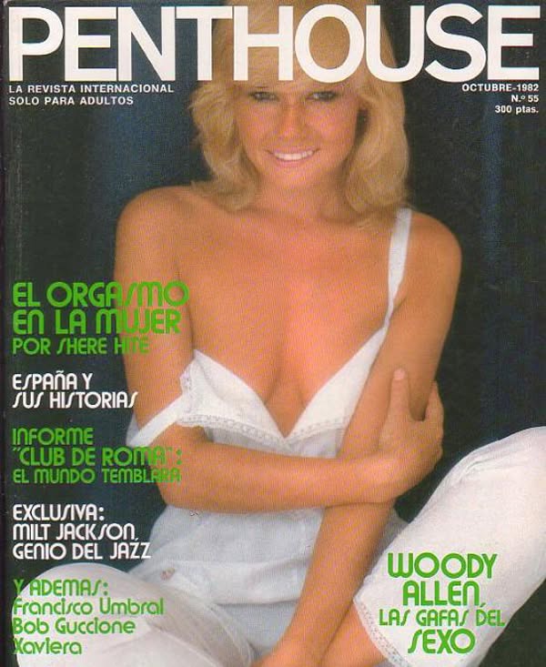PENTHOUSE (SPAIN) magazine side cover Issue 55  October 1982