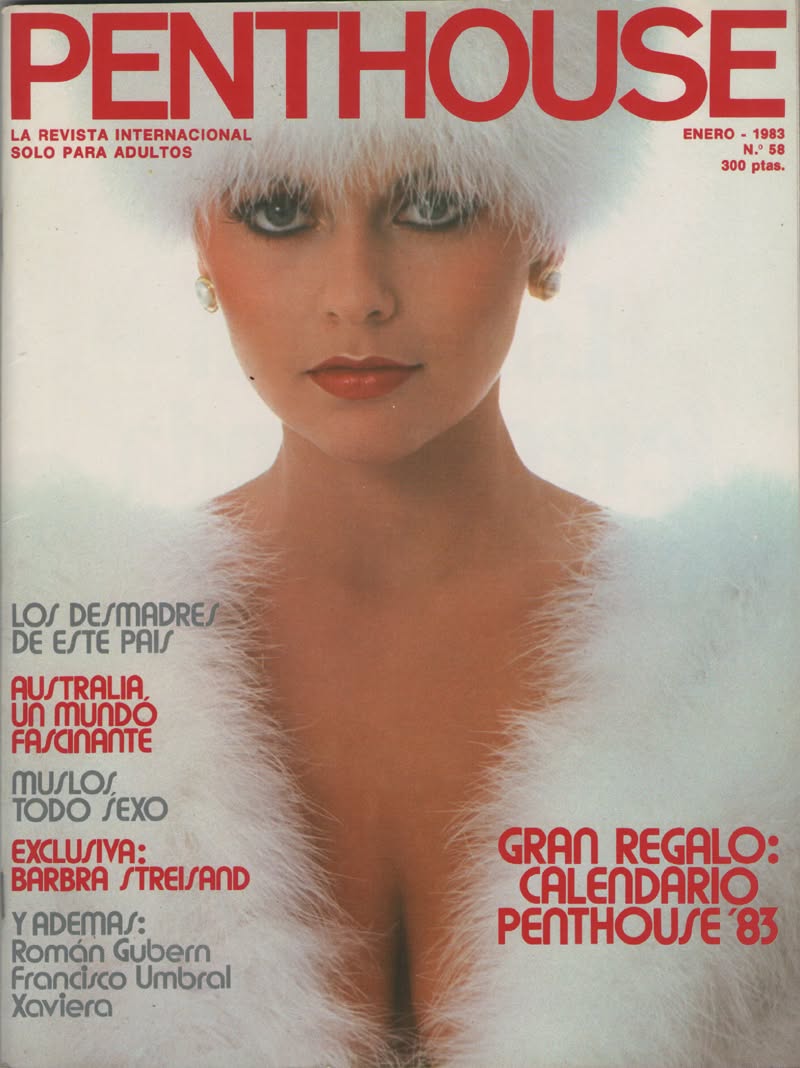PENTHOUSE (SPAIN) magazine side cover Issue 58  January 1983