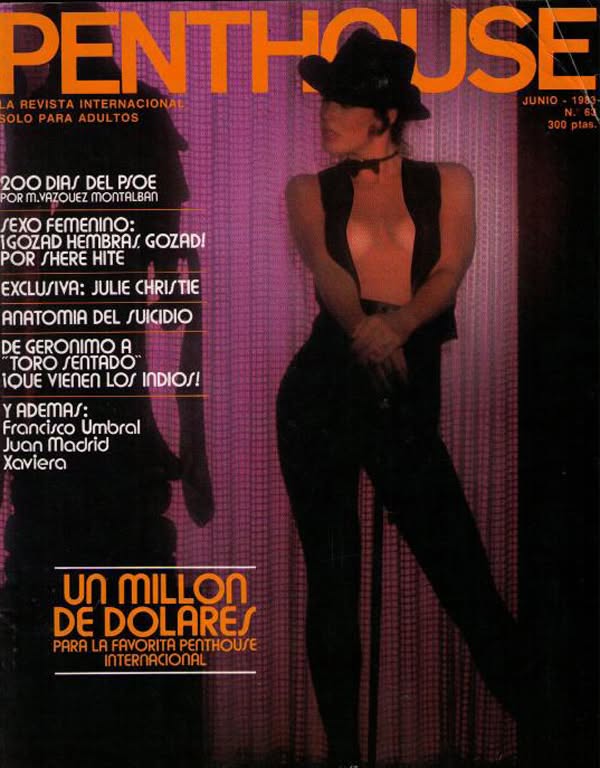 PENTHOUSE (SPAIN) magazine side cover Issue 63  June 1983