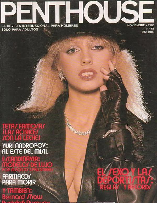 PENTHOUSE (SPAIN) magazine side cover Issue 68  November 1983