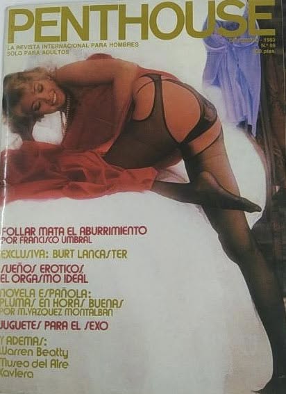 PENTHOUSE (SPAIN) magazine side cover Issue 69  December 1983