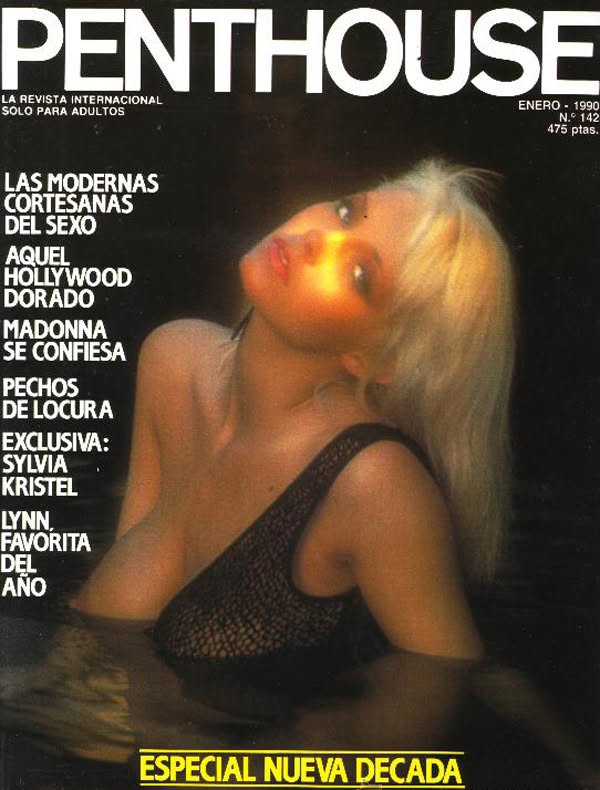 PENTHOUSE (SPAIN) magazine side cover Issue 142   1990