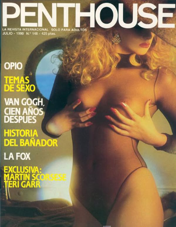 PENTHOUSE (SPAIN) magazine side cover Issue 148   1990