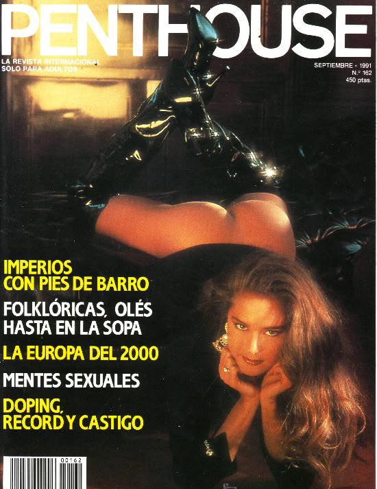 PENTHOUSE (SPAIN) magazine side cover Issue 162   1991