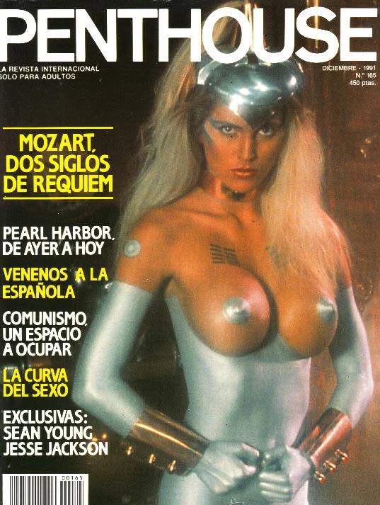 PENTHOUSE (SPAIN) magazine side cover Issue 165   1991