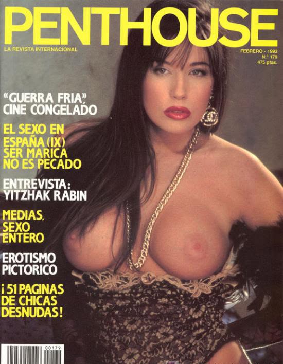 PENTHOUSE (SPAIN) magazine side cover Issue 179   1993