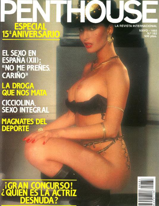PENTHOUSE (SPAIN) magazine side cover Issue 182   1993