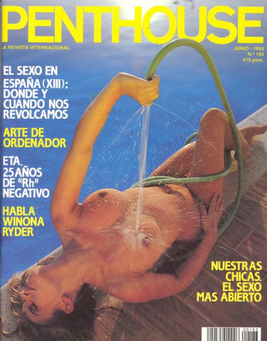 PENTHOUSE (SPAIN) magazine side cover Issue 183   1993