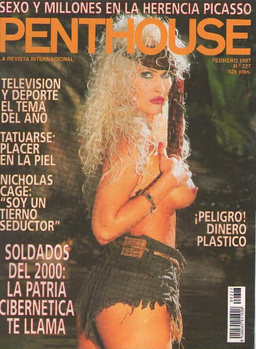 PENTHOUSE (SPAIN) magazine side cover Issue 227   1997