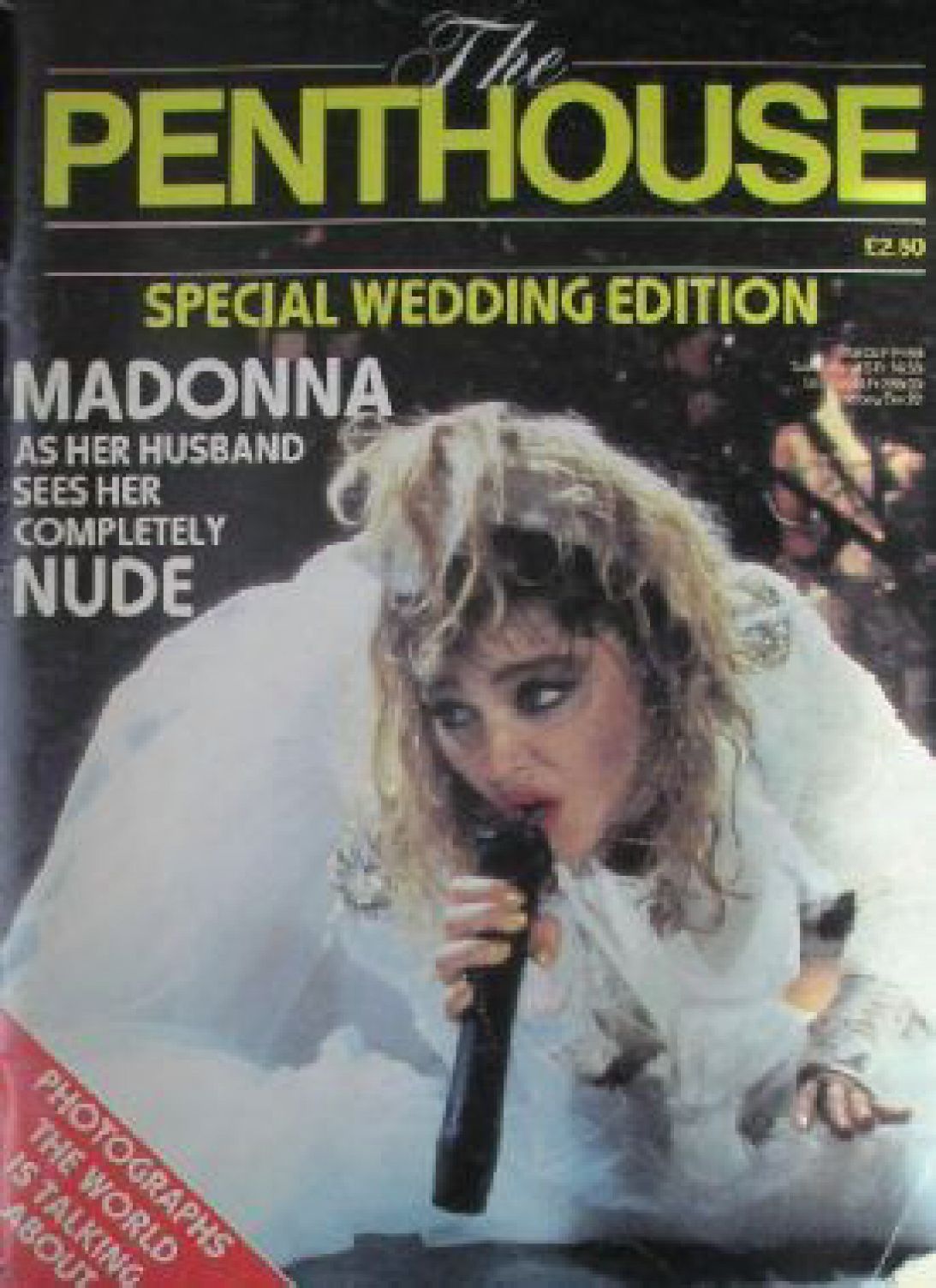 PENTHOUSE UK magazine side cover  Special  October 1985