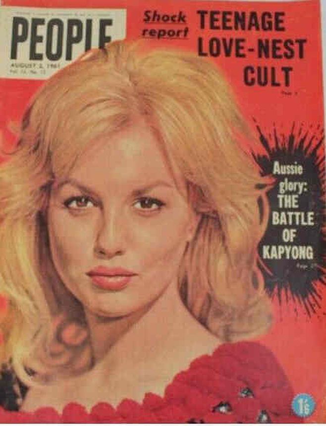 PEOPLE AUSTRALIA magazine side cover 2 August 1961