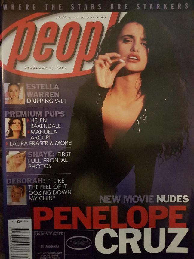 PEOPLE AUSTRALIA magazine side cover 4 February 2002