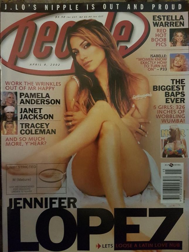 PEOPLE AUSTRALIA magazine side cover 8 April 2002