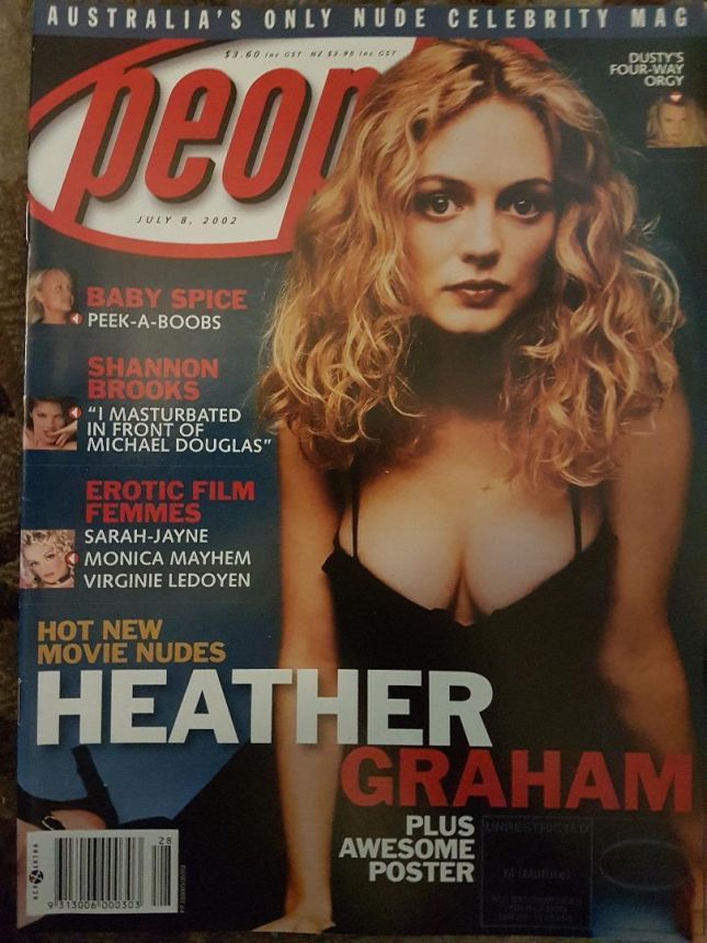 PEOPLE AUSTRALIA magazine side cover 8 July 2002