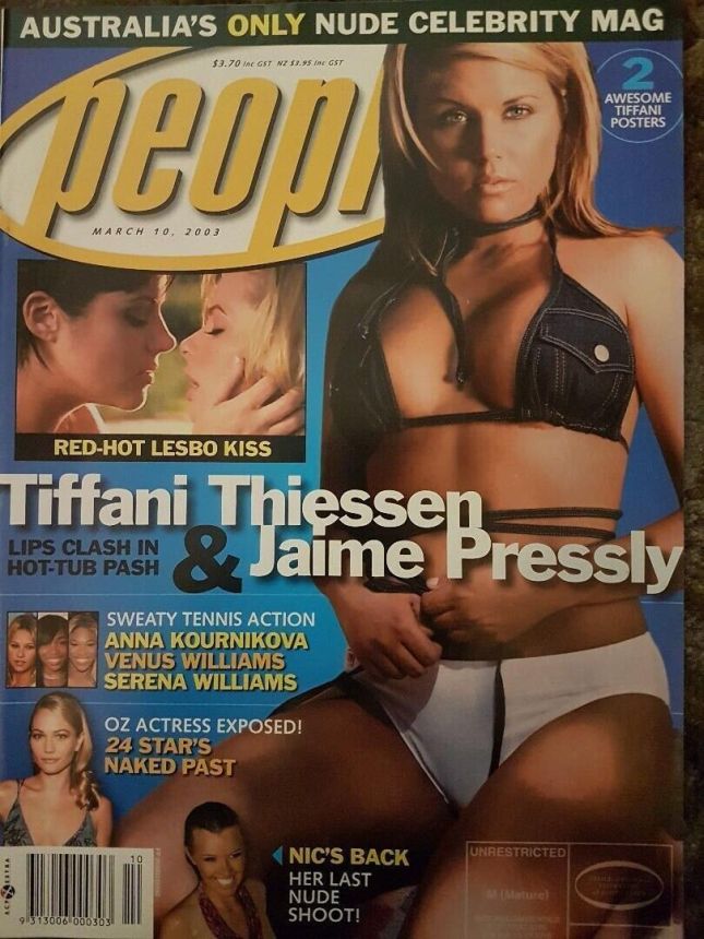 PEOPLE AUSTRALIA magazine side cover 10 March 2003