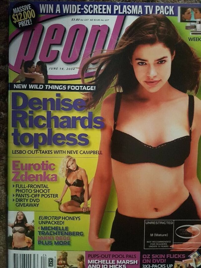 PEOPLE AUSTRALIA magazine side cover 14 June 2004