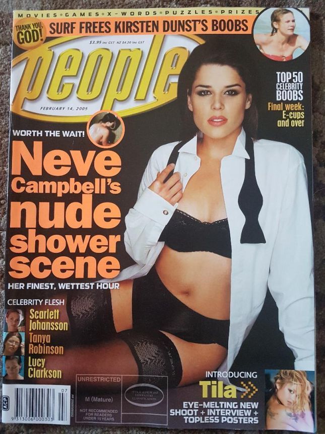 PEOPLE AUSTRALIA magazine side cover 14 February 2005